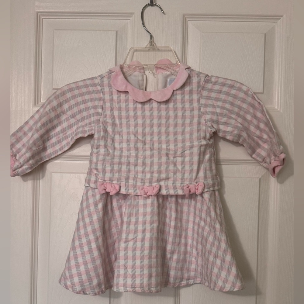 Florence Eiseman Pink and White Dress